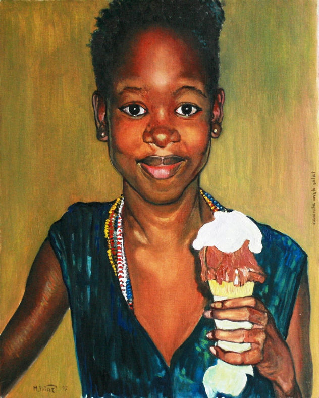 Niña con helado, la Habana