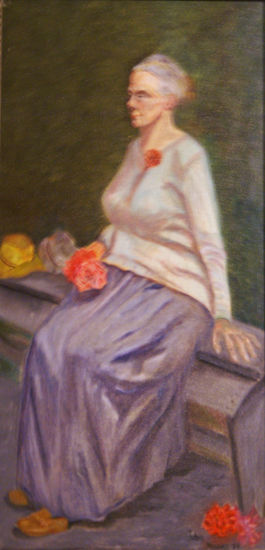 La Bella Dama Sentada Oil Canvas Landscaping