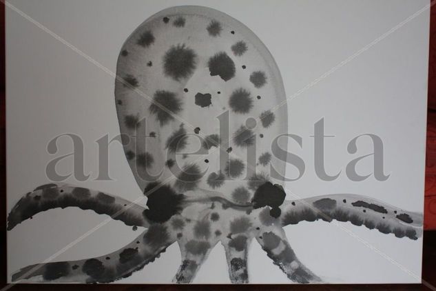 octopus Oil Canvas Landscaping