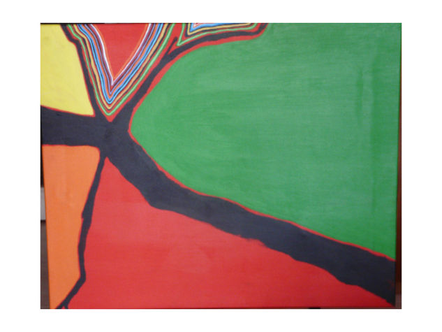 Composición de primarios Acrylic Canvas Others