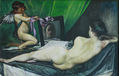 copia sobre Venus de Velazquez en verde