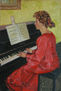 Katerina tocando el piano
