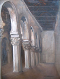 Interior de sinagoga