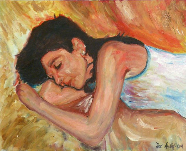 DORMITANDO Oil Canvas Figure Painting