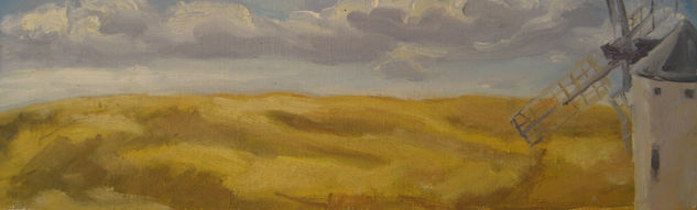 Campo en La Mancha Oil Canvas Landscaping