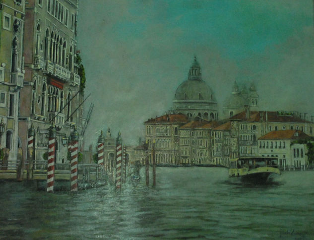 VISTA DE VENECIA Oil Panel Landscaping