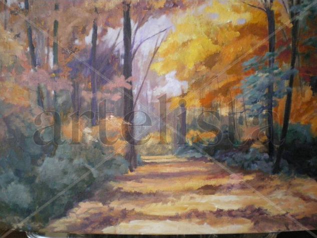 Otoño Oil Canvas Landscaping