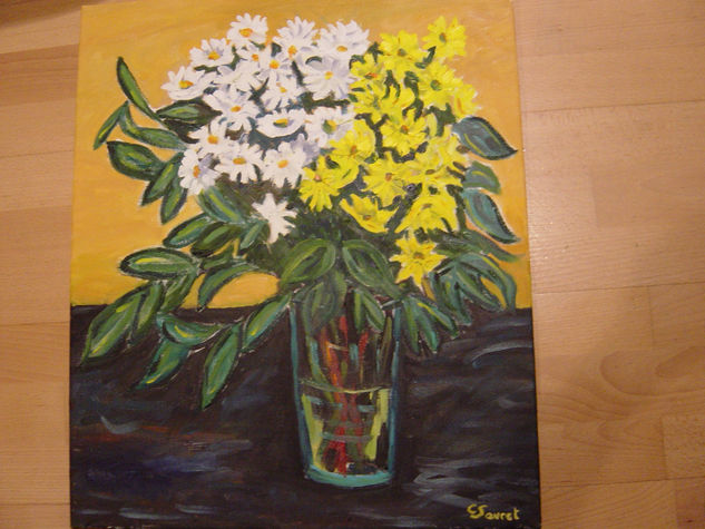 Flores Oil Canvas Floral Painting