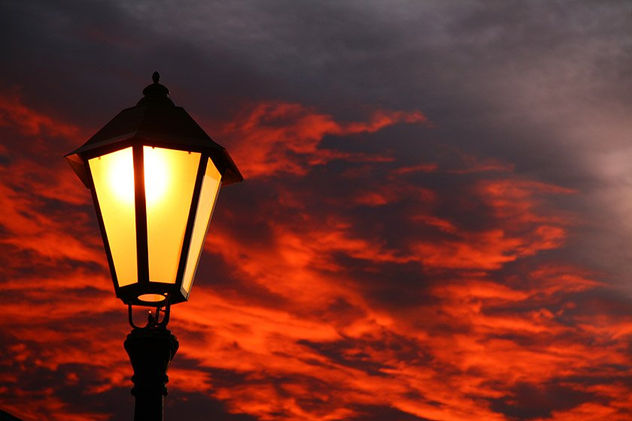 Atardecer sobre la loma de Dílar