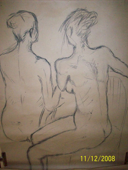 Desnudo I Charcoal