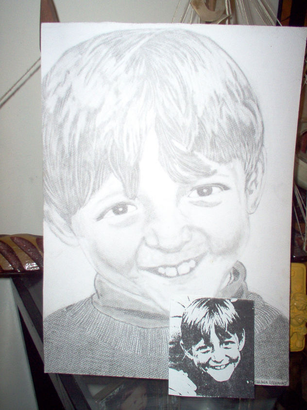 Mi hermano Oscar cuando chico