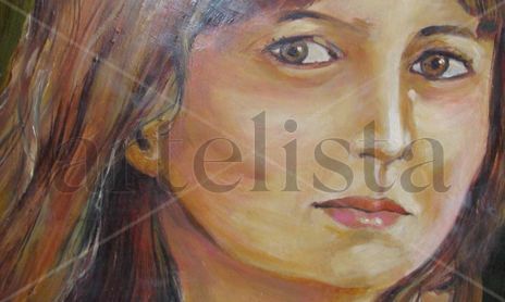 Pessoas (óleo e aquarela)