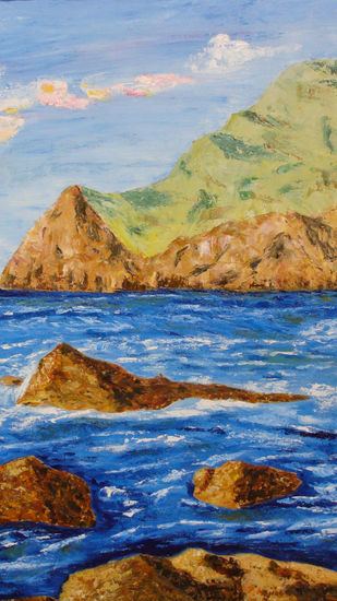 El mar Oil Canvas Landscaping