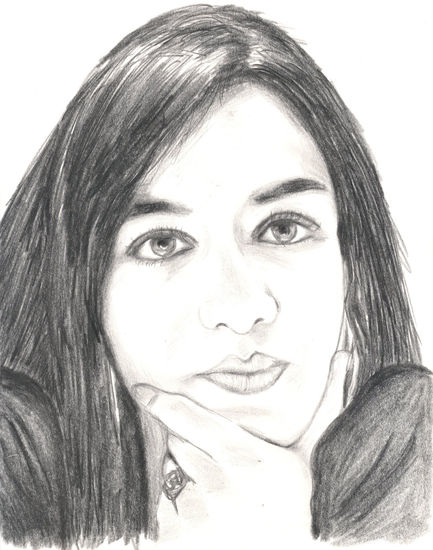 Dibujo de Rocio Charcoal