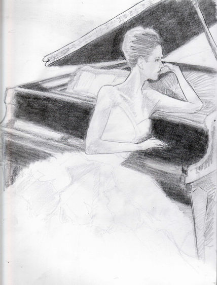 Novia al piano