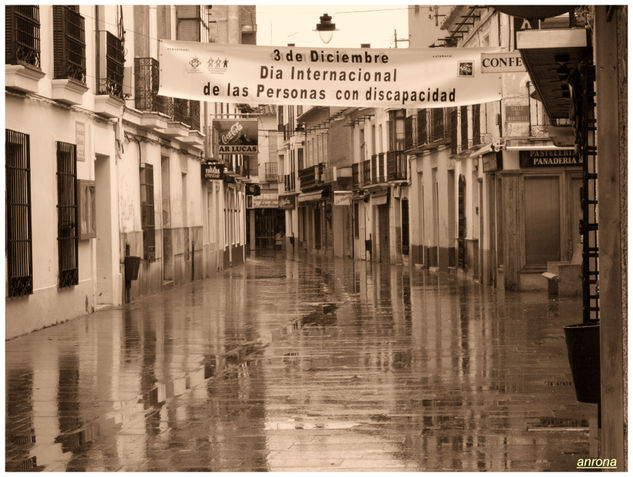 Calle Empedrada de Manzanares en la Provincia de Ciudad Real 