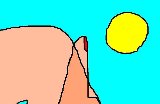 up there