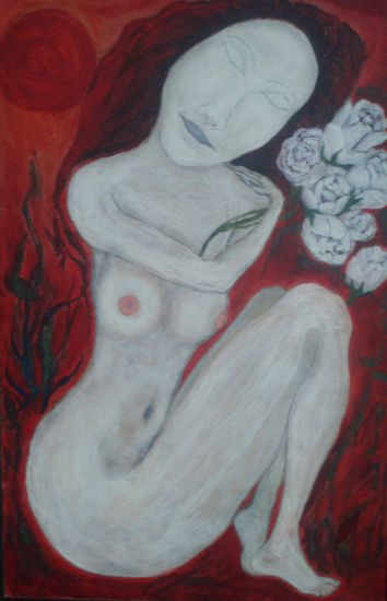 Madre Selva Acrylic Panel Figure Painting