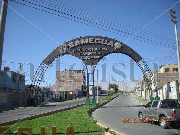 PORTAL  INRESO AL DISTRITO SAMEGUA