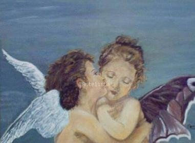 AMOR DE ANGEL Oil Canvas Landscaping