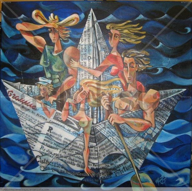 En un barco de papel eche mi suerte a la mar II