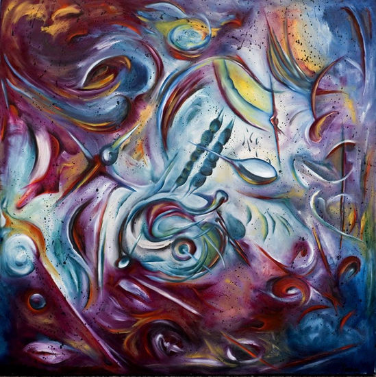 Cosmoacuática II Oil Canvas Others