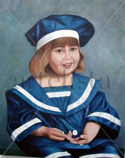 Emilie Oil Canvas Portrait