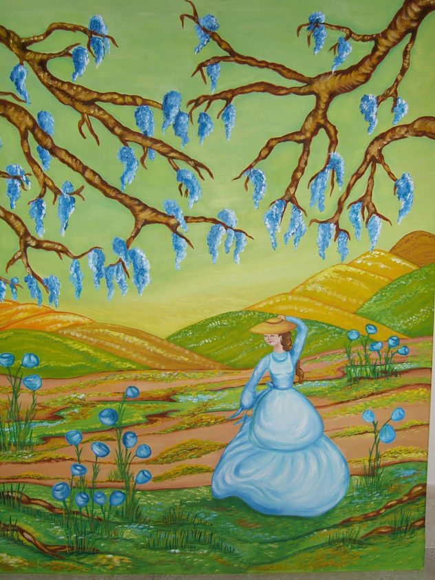 el vestido azul
