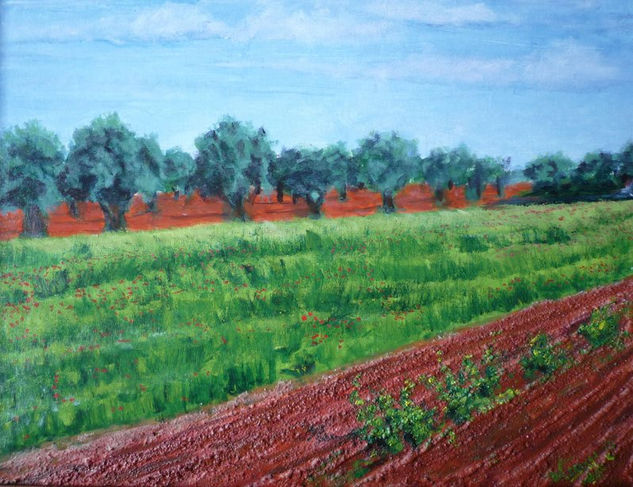 Cultivos Oil Canvas Landscaping