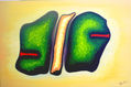 Amarillos y verdes oleo-lienzo 150x100