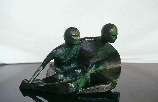 Abrazo Bronce Figurativa