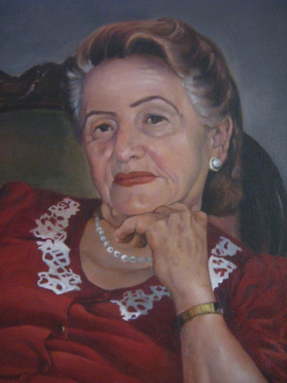 Retrato de mi madre Óleo Lienzo Retrato