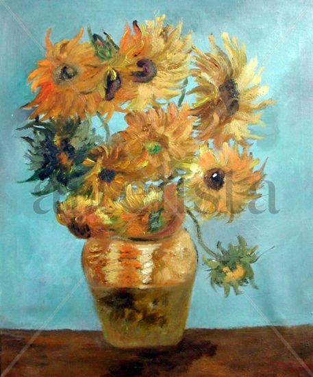 Imitando a Van Gogh Oil Canvas Landscaping