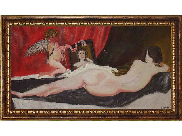 Desnudo de museo Oil Panel Nude Paintings