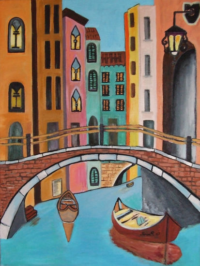 Venecia,  óleo 50x65 Oil Canvas Landscaping