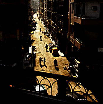 Calle de el Cairo, Egipto Viajes Color (Digital)