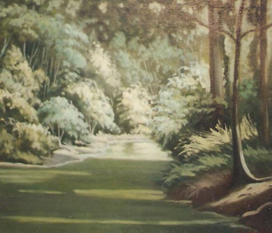 REMANSO VENEZOLANO Oil Canvas Landscaping