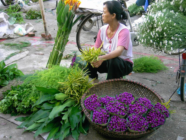 Mercado de flores I Travel Color (Digital)