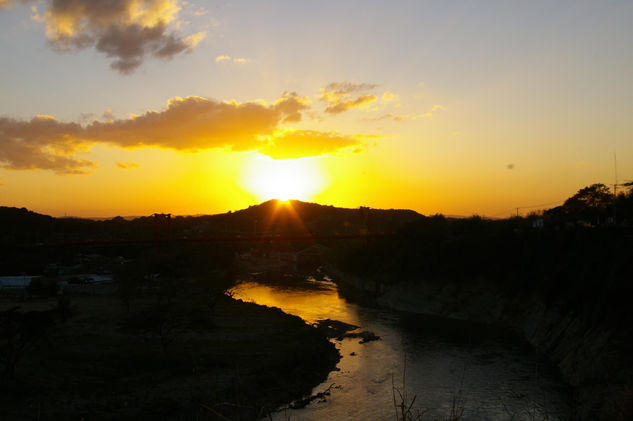 Atardecer en mi pueblo 