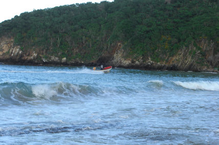 Amanecer en la mar