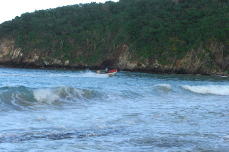Amanecer en la mar