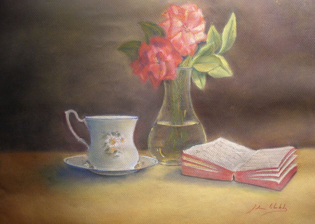 Bodegón Pastel Paper Still Life Paintings