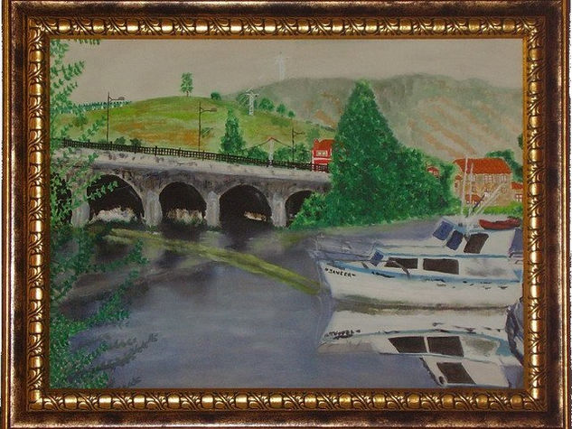 Paisaje marinero Cantabria Oil Canvas Marine Painting