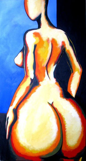 No. 5. Acrylic Canvas Nude Paintings