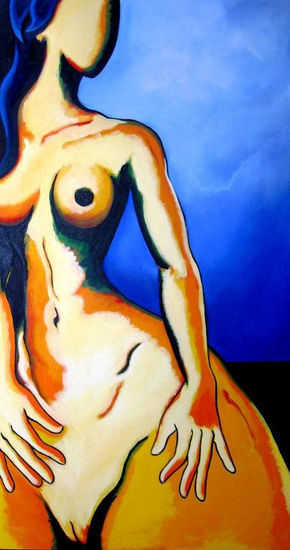 No. 6 Acrylic Canvas Nude Paintings