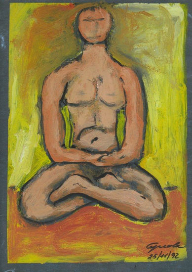 ZEN,1992 Acrílico Cartulina Desnudos