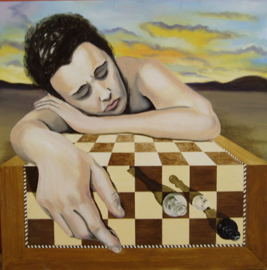 Jaque mate Oil Canvas Others