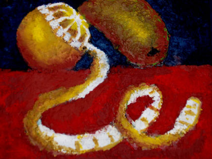 Mango y naranja