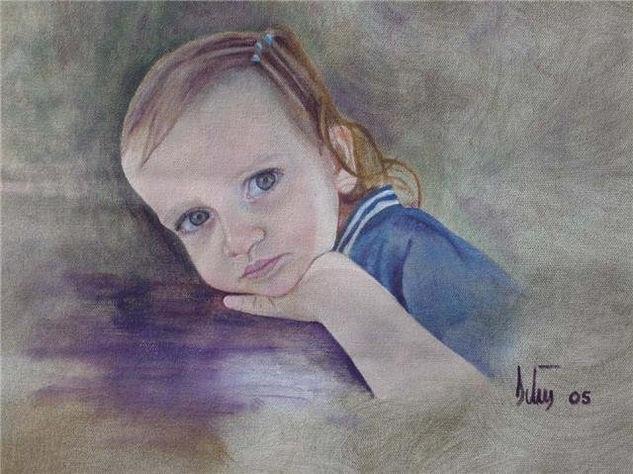 anna 1 Oil Canvas Portrait