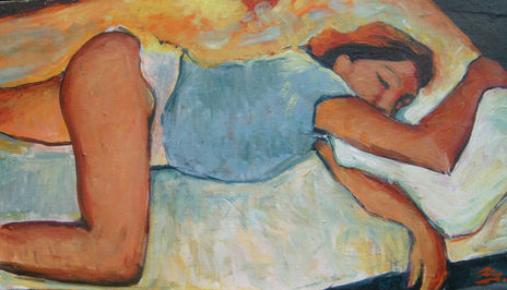 "pili durmiendo"